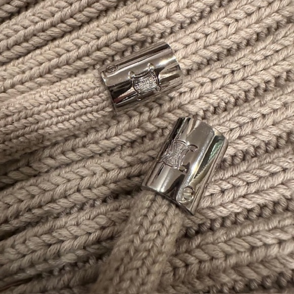 CELINE  Sweater Jacket High Neck Zipper🌸 - Picture 7 of 11